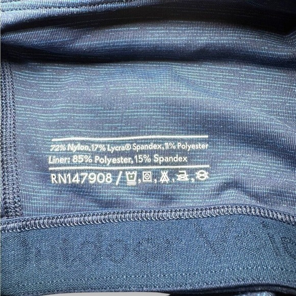 Outdoor Voices Tech Sweat Crop Bra | Size Small | Blue Baltic | EUC - Picture 5 of 7